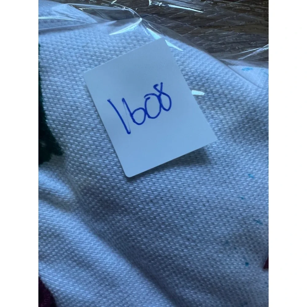 Ecko Unltd Polo Shirt Kids Sz 7 White‎ Graffiti Print Rhino Logo Streetwear 1608